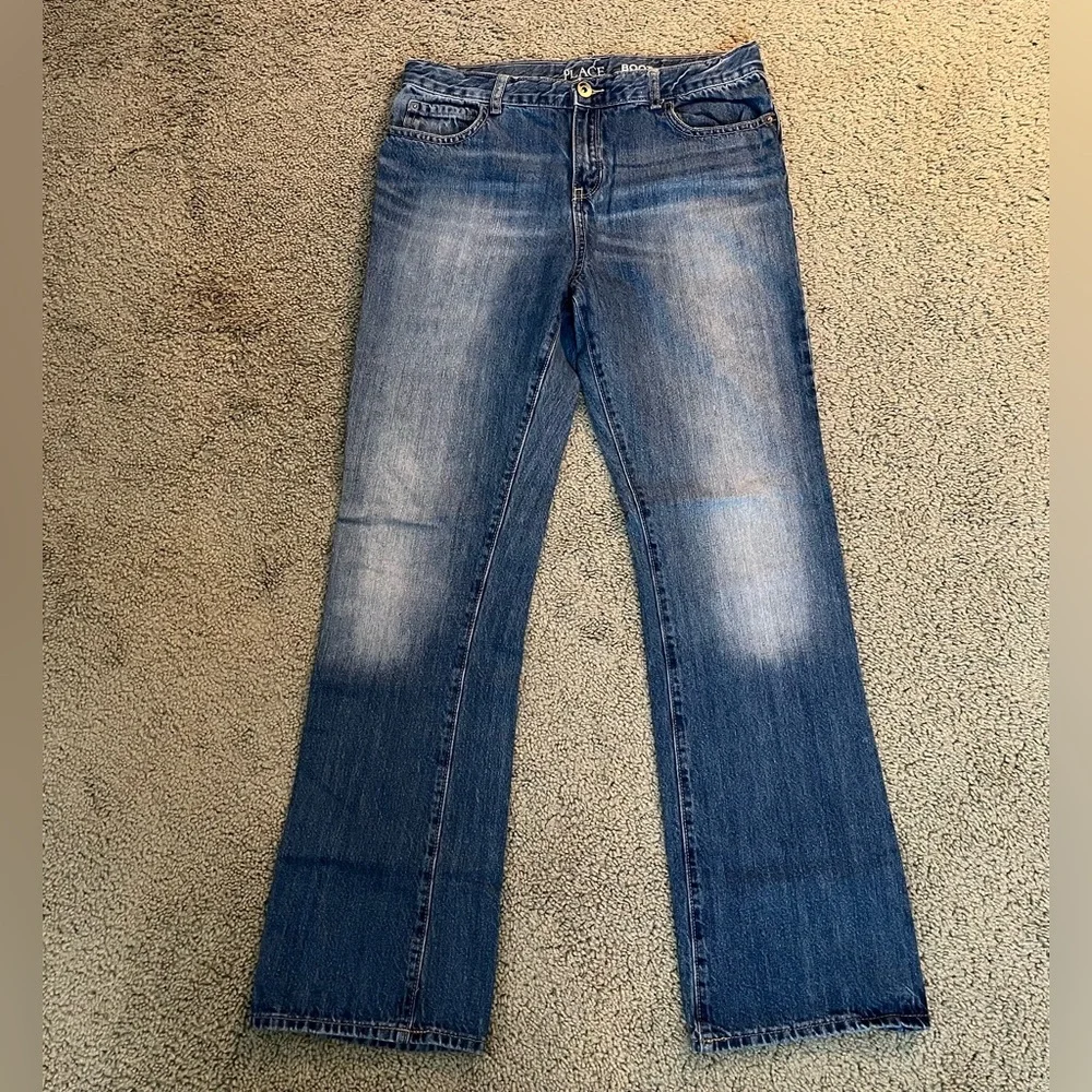 The Children’s Place medium wash denim bootcut jeans Size 18 (2XL)